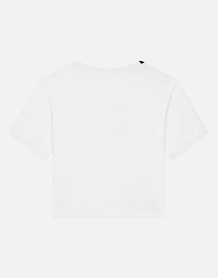 Dolce and Gabbana TShirts And Sweatshirts Children Jersey Tshirt With Rhinestone Logo White Dolce and Gabbana TShirts And Sweatshirts Children Jersey Tshirt With Rhinestone Logo White
