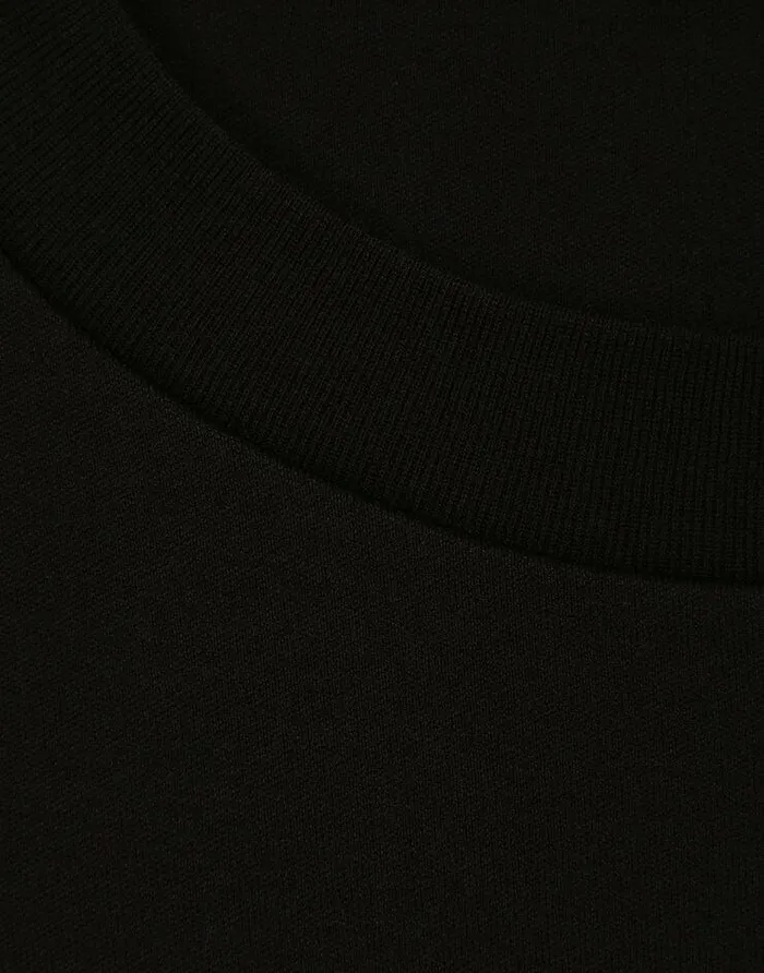Dolce and Gabbana TShirts And Sweatshirts Women Jersey Tshirt With Flocked Logo Print Black Dolce and Gabbana TShirts And Sweatshirts Women Jersey Tshirt With Flocked Logo Print Black