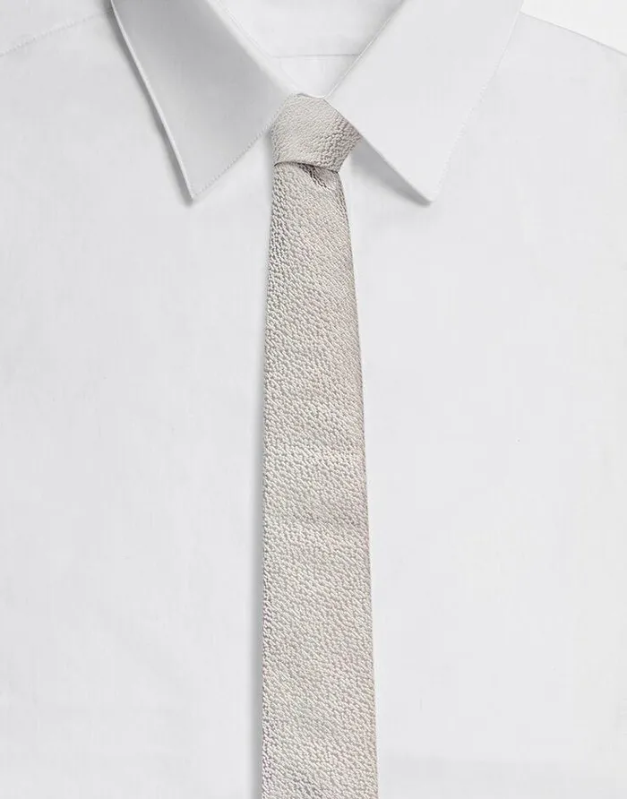 Dolce and Gabbana Ties And Pocket Squares Men 6 Cm Tiedesign Silk Jacquard Blade Tie White Dolce and Gabbana Ties And Pocket Squares Men 6 Cm Tiedesign Silk Jacquard Blade Tie White