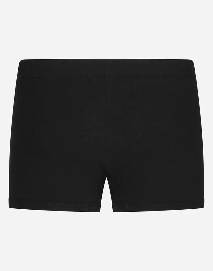 Dolce and Gabbana Underwear And Loungewear Men Twoway Stretch Boxers With Logo Tag Black Dolce and Gabbana Underwear And Loungewear Men Twoway Stretch Boxers With Logo Tag Black