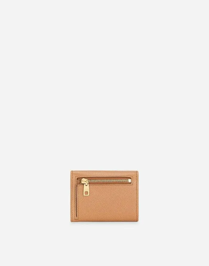 Dolce and Gabbana Wallets And Small Leather Goods Women Dauphine Calfskin Frenchflap Wallet Brown Dolce and Gabbana Wallets And Small Leather Goods Women Dauphine Calfskin Frenchflap Wallet Brown