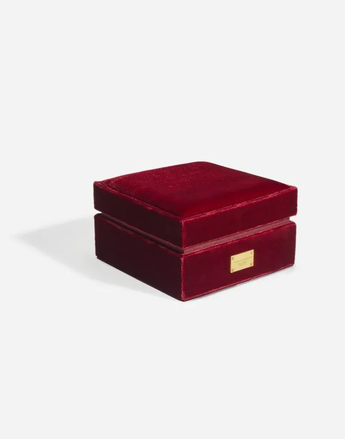 Dolce and Gabbana WatchesandStraps Women Gold Watch With Silk Strap Grey Dolce and Gabbana WatchesandStraps Women Gold Watch With Silk Strap Grey