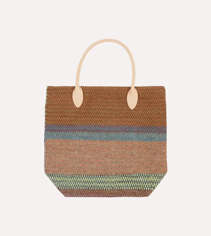 Drake039s Chamula Stripe Wool Blanket Tote 8211 Accessories