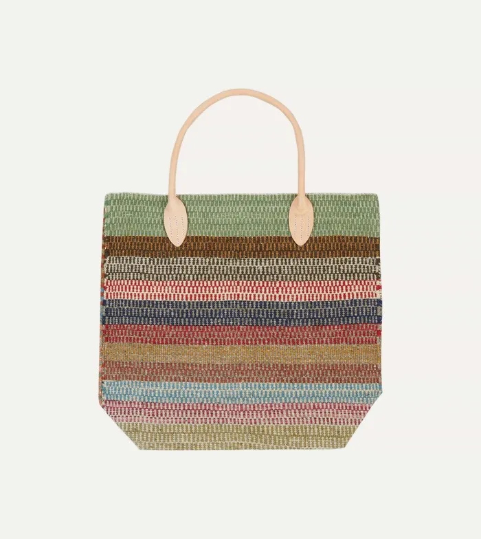 Drake039s Chamula Stripe Wool Blanket Tote 8211 Accessories