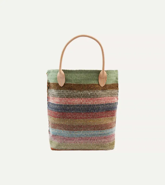 Drake039s Chamula Stripe Wool Blanket Tote 8211 Accessories
