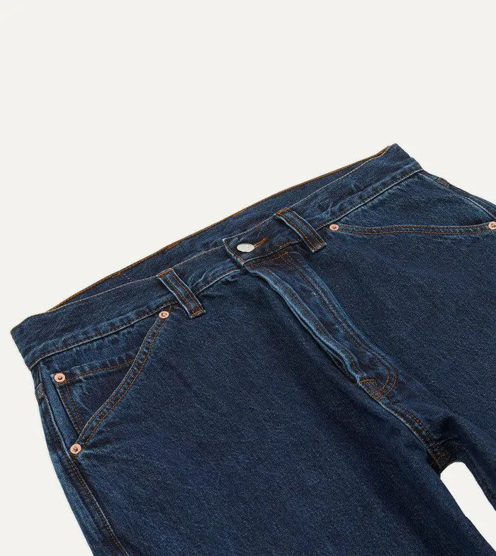 Drake039s Stone Wash 13oz Denim FivePocket Jeans 8211 Clothing