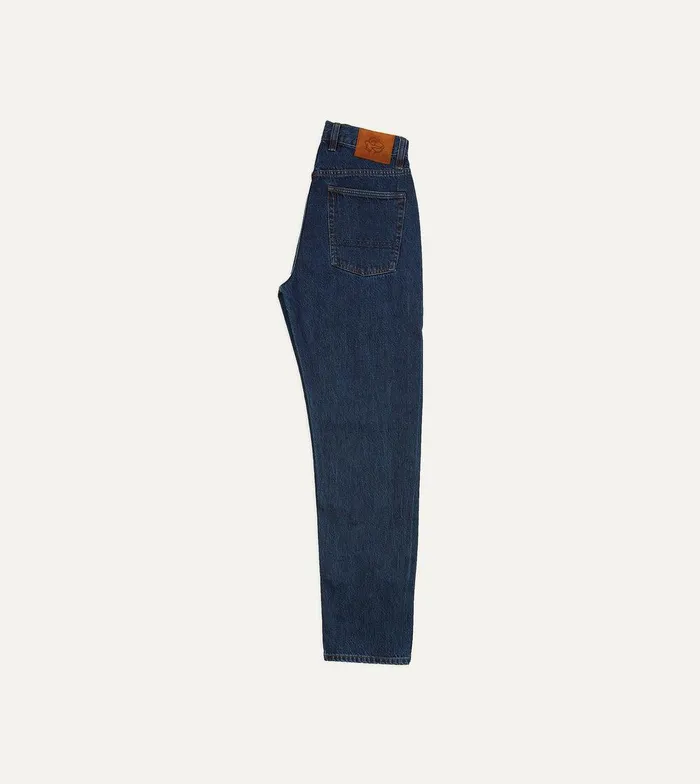 Drake039s Stone Wash 13oz Denim FivePocket Jeans 8211 Clothing