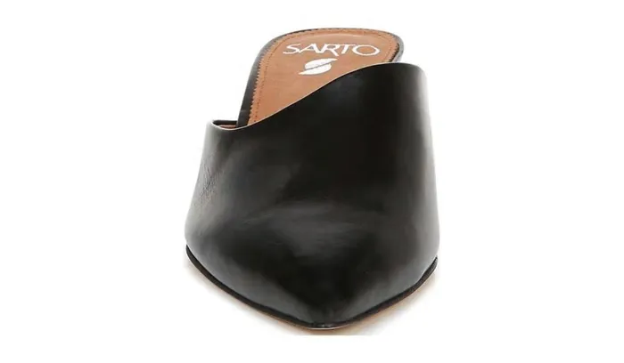 Dress Mules Women Franco Sarto Sarto Visa Mule Black Leather