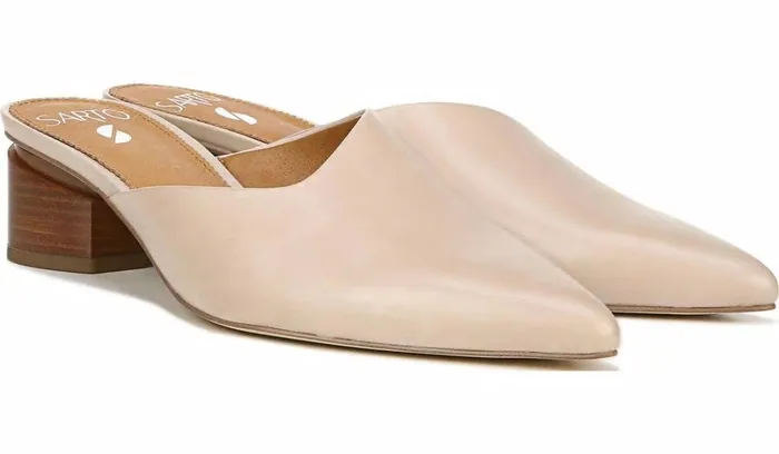 Dress Mules Women Franco Sarto Sarto Visa Mule Bone Leather