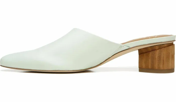 Dress Mules Women Franco Sarto Sarto Visa Mule Cool Mint Leather