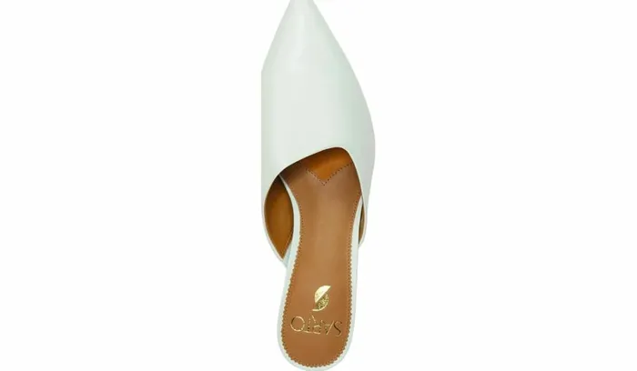 Dress Mules Women Franco Sarto Sarto Visa Mule Cool Mint Leather
