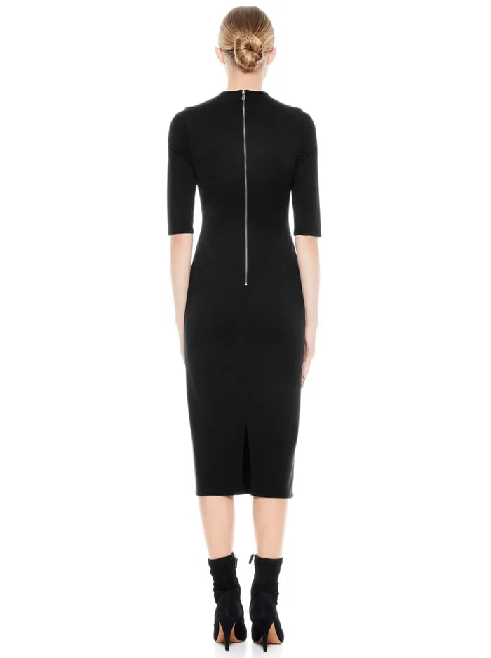 Dresses Women Alice Olivia Delora Midi Dress Black