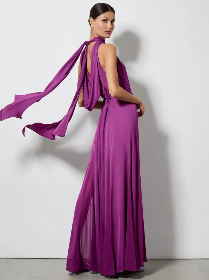 Dresses Women Alice Olivia Dita Maxi Dress Bright Boysenberry