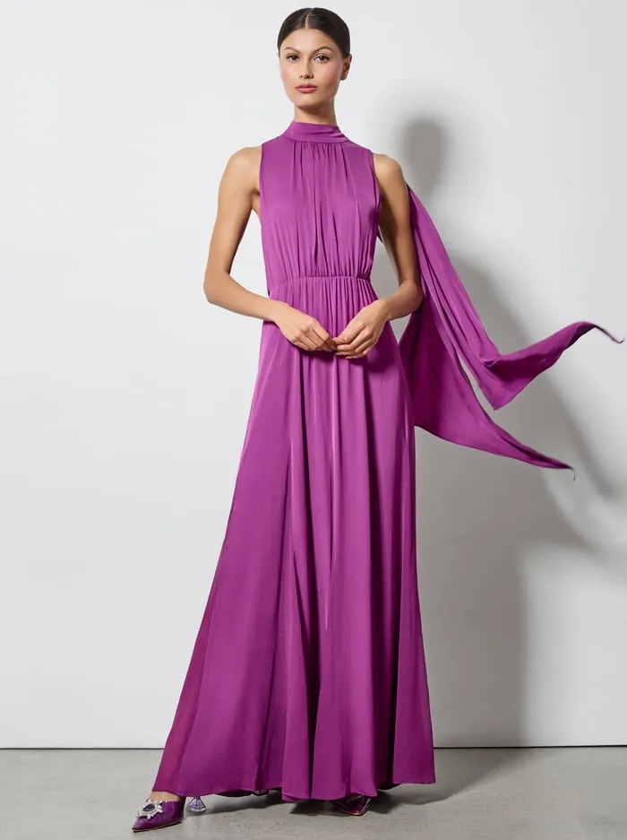 Dresses Women Alice Olivia Dita Maxi Dress Bright Boysenberry