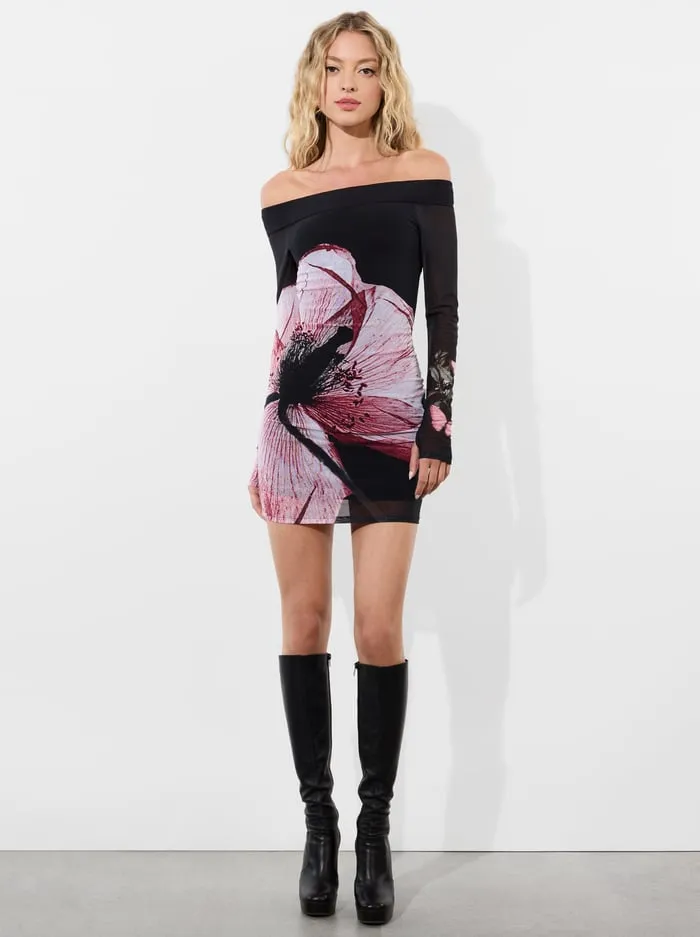 Dresses Women Alice Olivia Dorinda Mini Dress Luna Floral