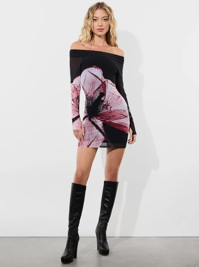 Dresses Women Alice Olivia Dorinda Mini Dress Luna Floral