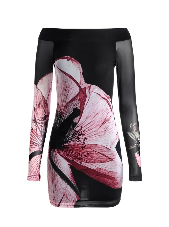 Dresses Women Alice Olivia Dorinda Mini Dress Luna Floral
