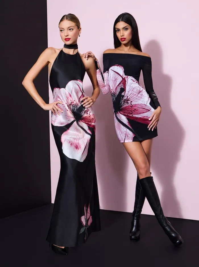 Dresses Women Alice Olivia Dorinda Mini Dress Luna Floral