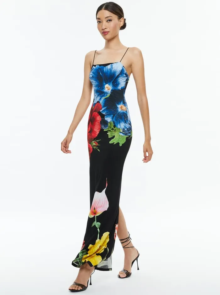 Dresses Women Alice Olivia Fifi Maxi Dress Le Parisien Black