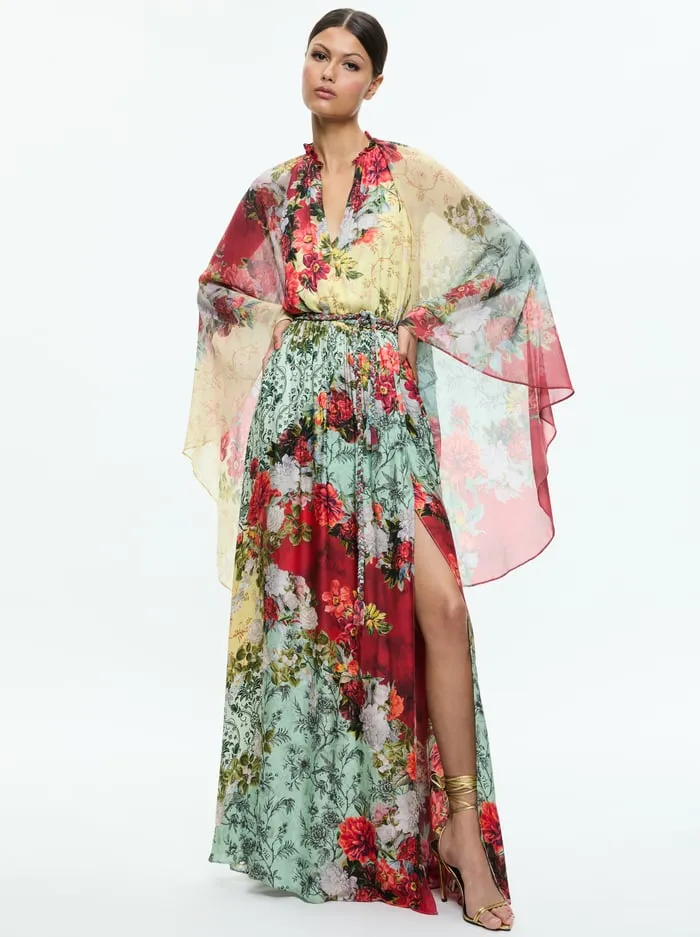 Dresses Women Alice Olivia Malinda Maxi Dress With Slit Oakley