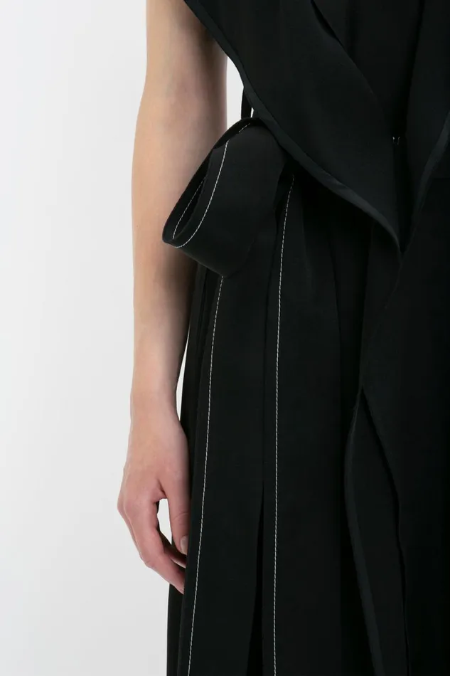 Dresses Women Victoria Beckham Trench Dress In Black
