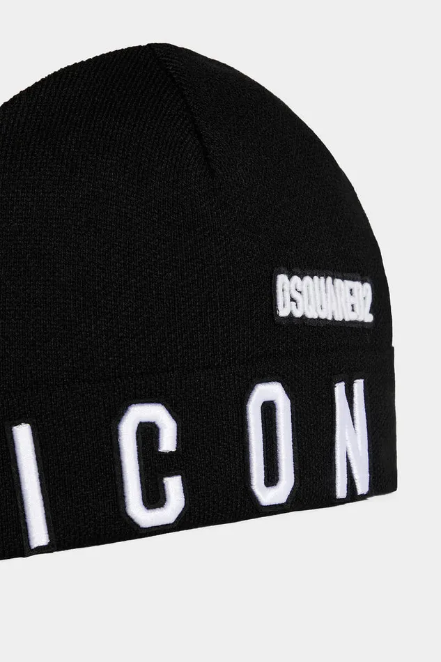 Dsquared2 Accessories D2 Icon Beanie Black 8211 Kids