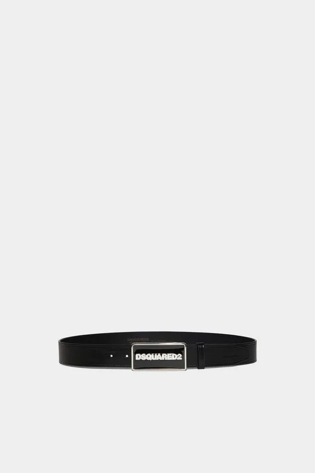 Dsquared2 Belts Logo Plaque Belt Black 8211 Men