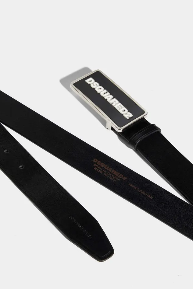 Dsquared2 Belts Logo Plaque Belt Black 8211 Men
