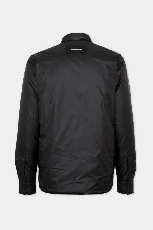 Dsquared2 Coats and Outerwear Military Light Puffer Shirt Black 8211 Men