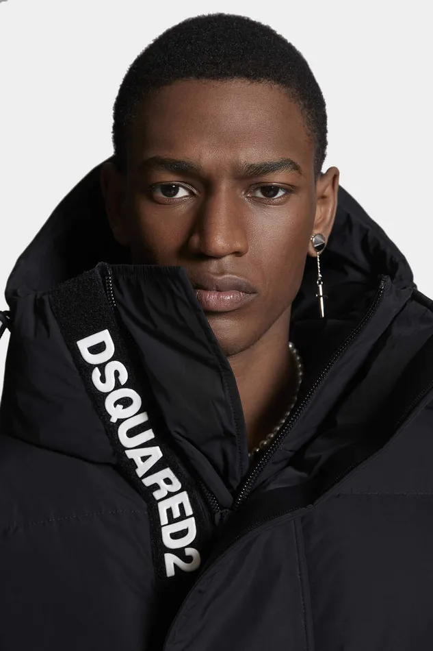 Dsquared2 Coats and Outerwear Road Bomber Puffer Jacket Black 8211 Men