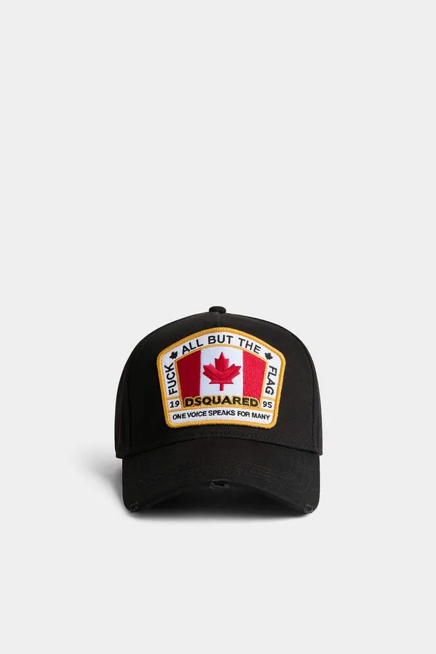 Dsquared2 Headwear D2 Patch Baseball Cap Black 8211 MenWomen