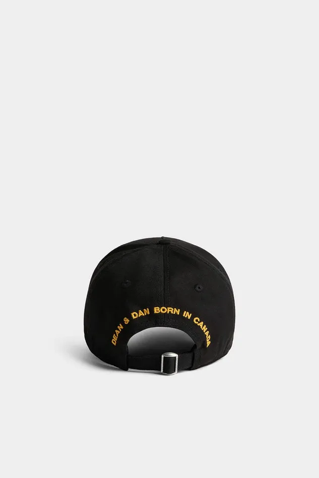 Dsquared2 Headwear D2 Patch Baseball Cap Black 8211 MenWomen