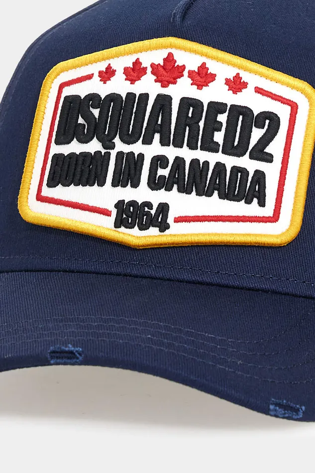 Dsquared2 Headwear Logo Baseball Cap Blue 8211 MenWomen