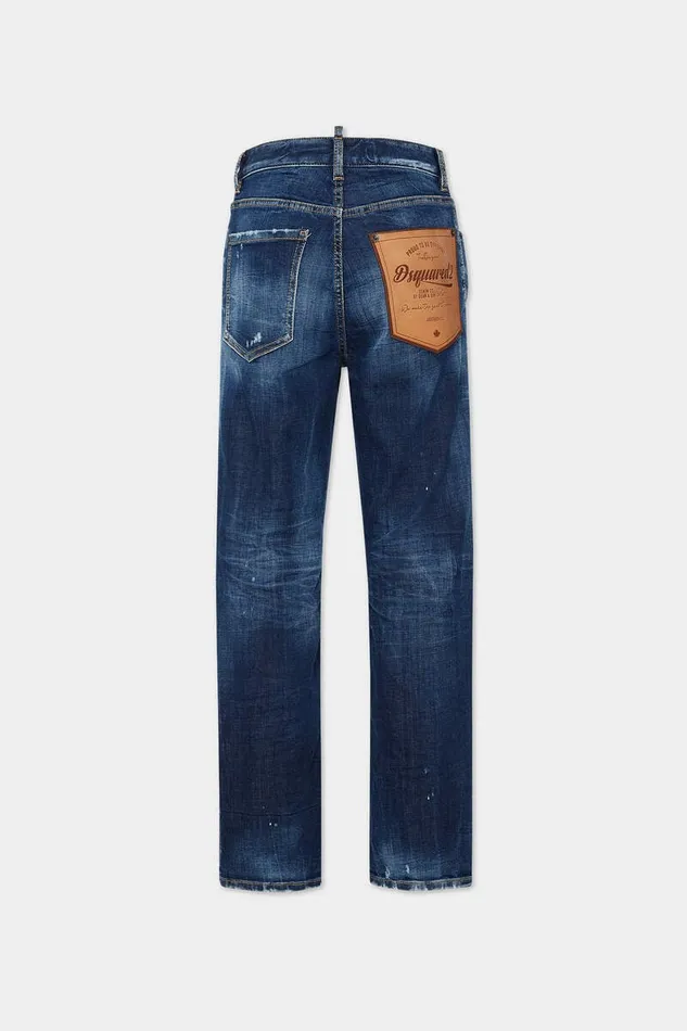 Dsquared2 Jeans Dark Perfect Clean Wash Boston Jeans Navy 8211 Women