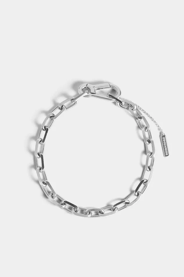 Dsquared2 Jewellery Chain Me Necklace Palladium 8211 Men