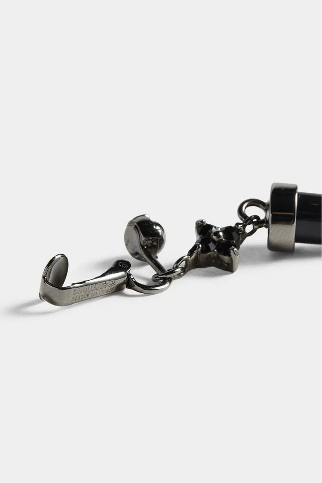 Dsquared2 Jewellery Crazy Jungle Earrings Black 8211 Men
