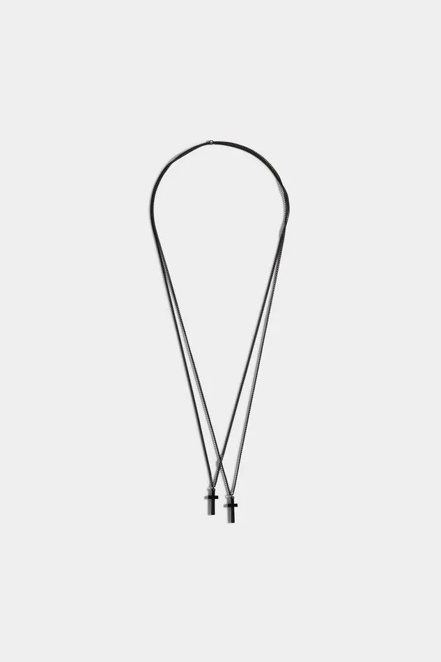 Dsquared2 Jewellery Jesus Necklace Black 8211 Men