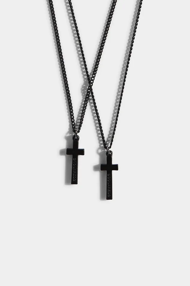 Dsquared2 Jewellery Jesus Necklace Black 8211 Men