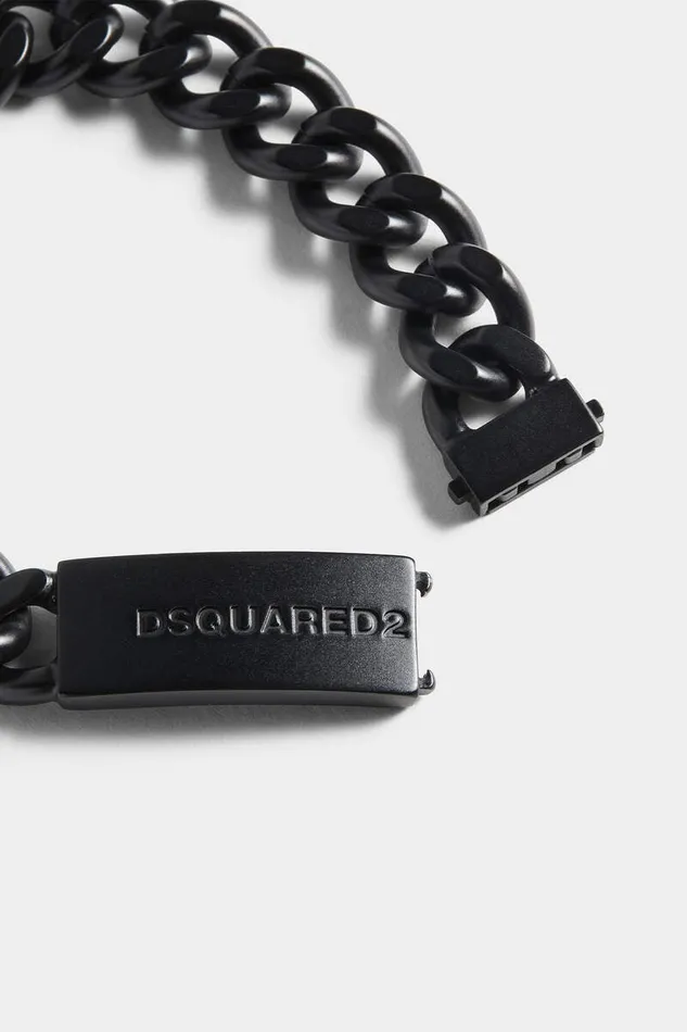 Dsquared2 Jewellery Matte Chained2 Bracelet Black 8211 Men