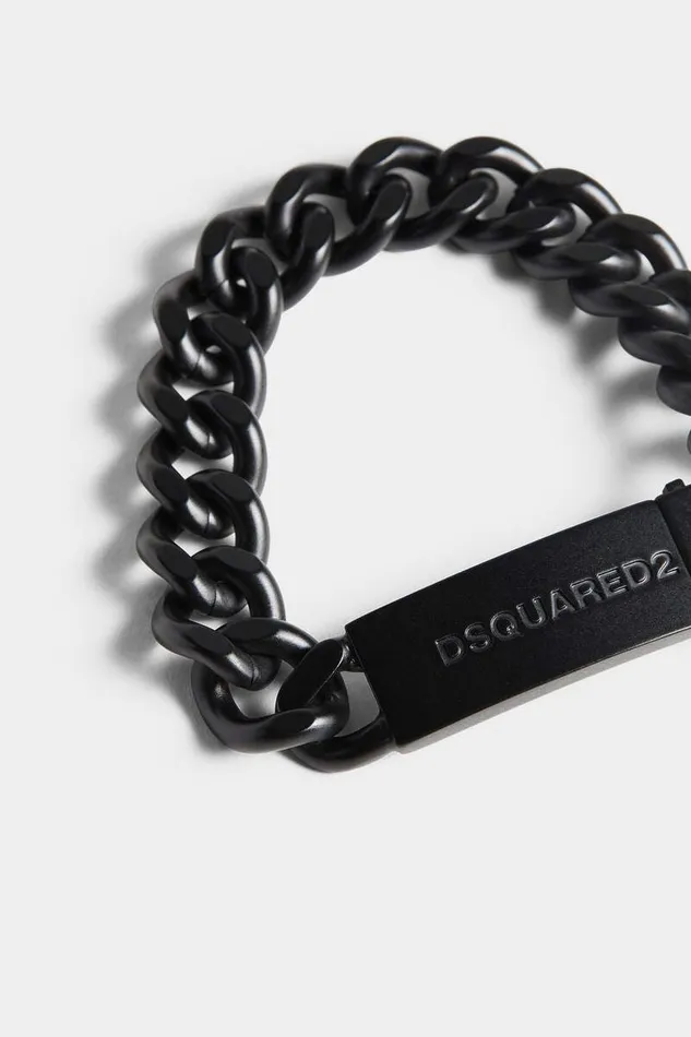 Dsquared2 Jewellery Matte Chained2 Bracelet Black 8211 Men