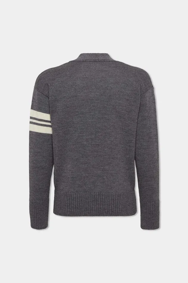 Dsquared2 Knitwear Canada College Pullover Grey 8211 Men