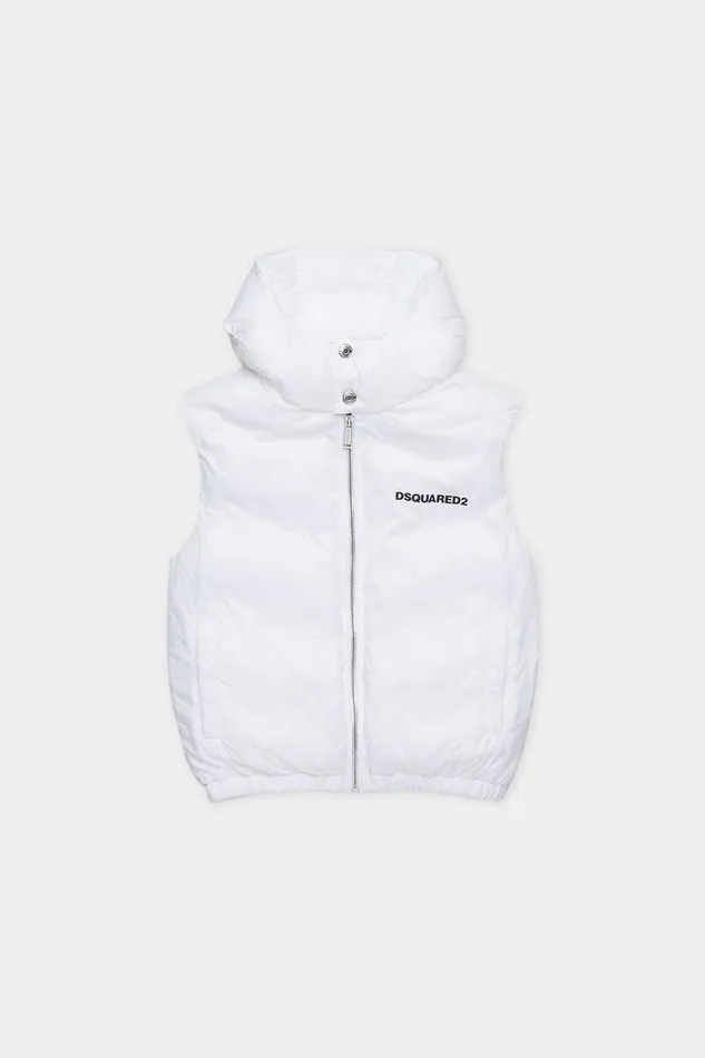 Dsquared2 Ready To Wear D2 Junior Logo Nylon Vest Dq100 8211 Kids
