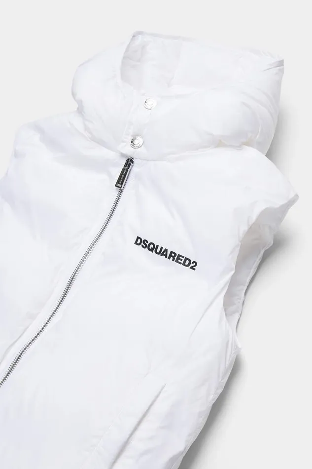 Dsquared2 Ready To Wear D2 Junior Logo Nylon Vest Dq100 8211 Kids