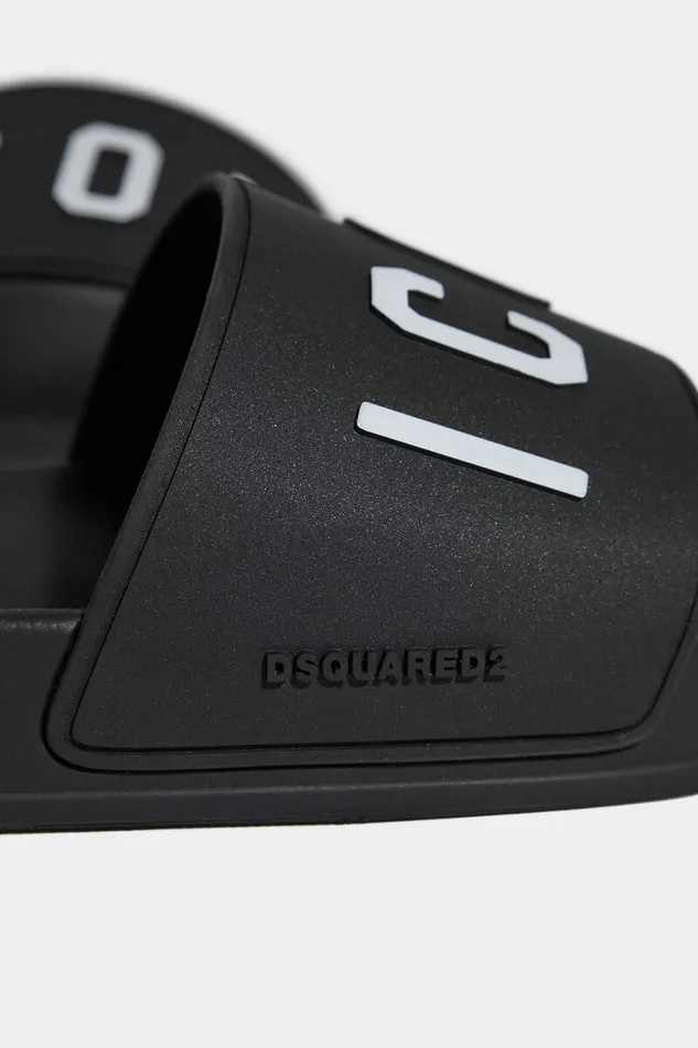 Dsquared2 Sandals and Slides Be Icon Slides Black 8211 Men