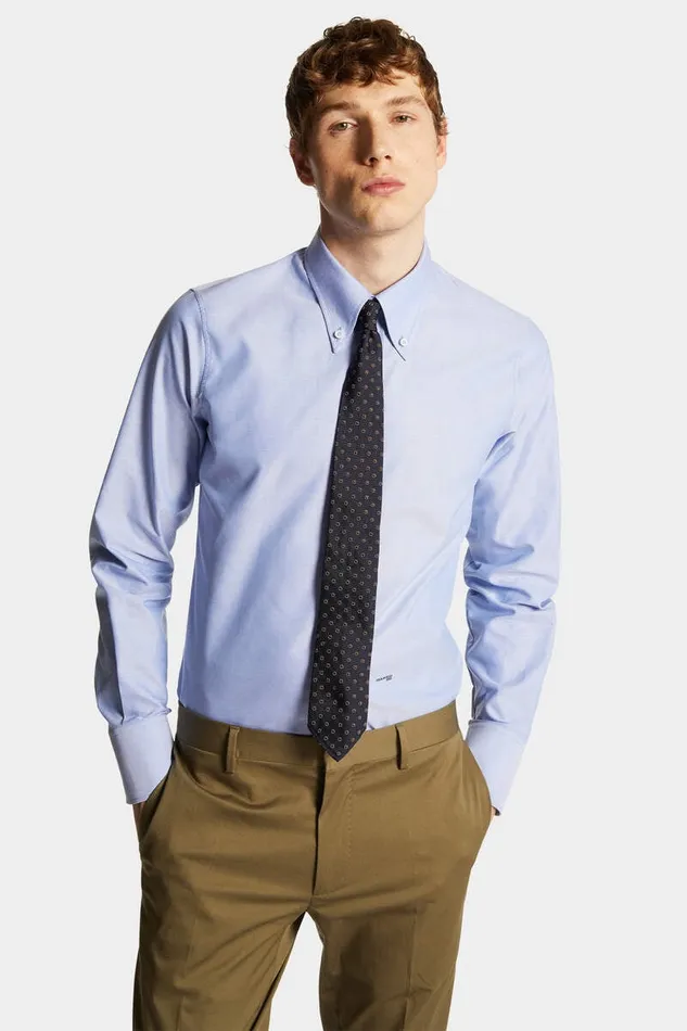 Dsquared2 Shirts Easy Slim 70039S B Down Shirt Light Blue 8211 Men