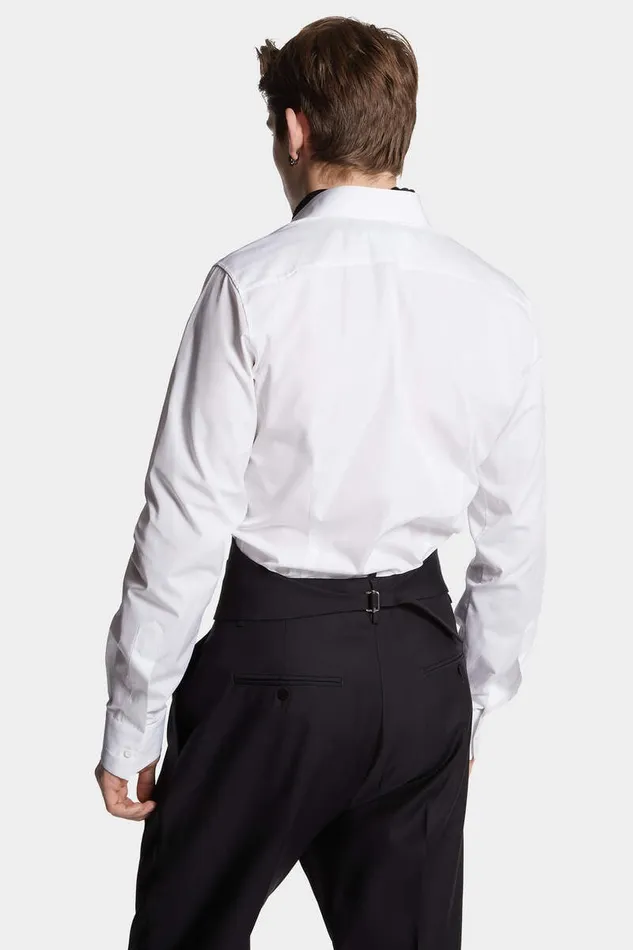Dsquared2 Shirts Easy Slim Mini Dean Collar Shirt White 8211 Men