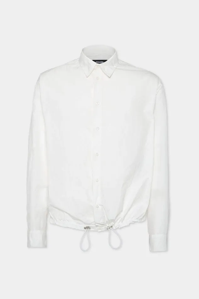 Dsquared2 Shirts Superlight Drawstring Shirt White 8211 Men