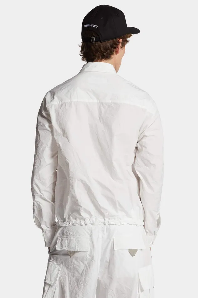 Dsquared2 Shirts Superlight Drawstring Shirt White 8211 Men