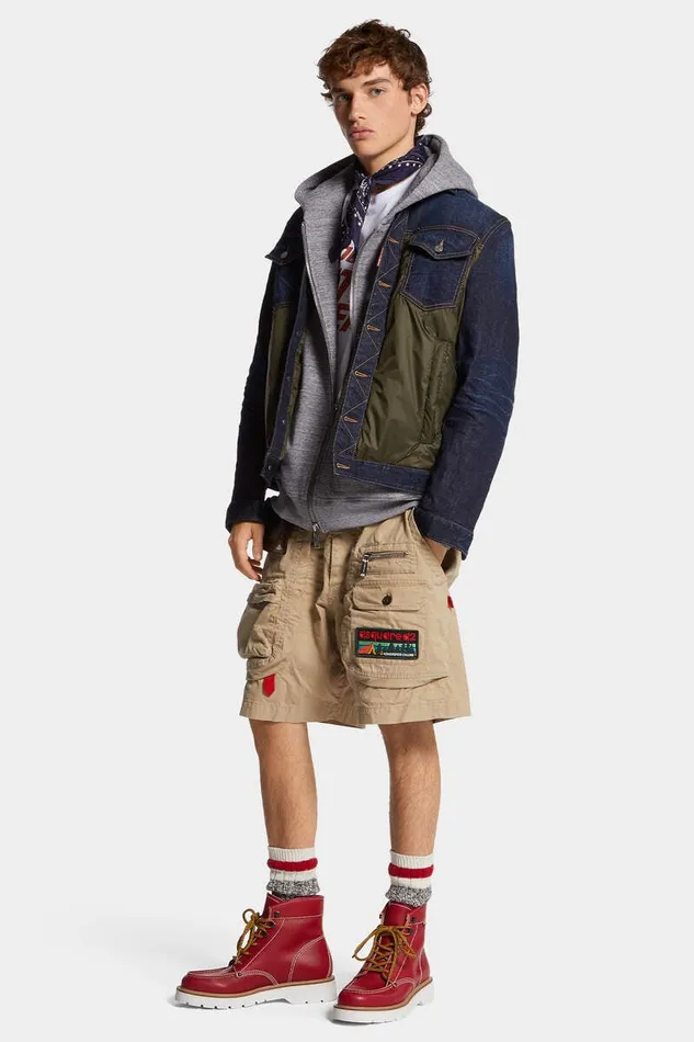 Dsquared2 Shorts D2 Adventure Boxer Shorts Stone 8211 Men