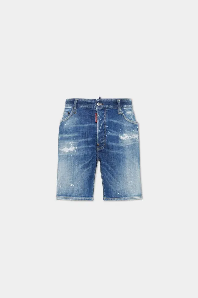 Dsquared2 Shorts Light Heritage Wash Marine Shorts Navy 8211 Men